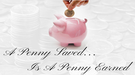 معنی فارسی اصطلاح: A penny saved is a penny earned