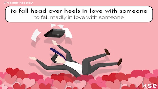 معنی فارسی اصطلاح: Fall head over heels in love
