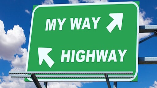 معنی فارسی اصطلاح: My way or the highway
