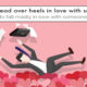 معنی فارسی اصطلاح: Fall head over heels in love